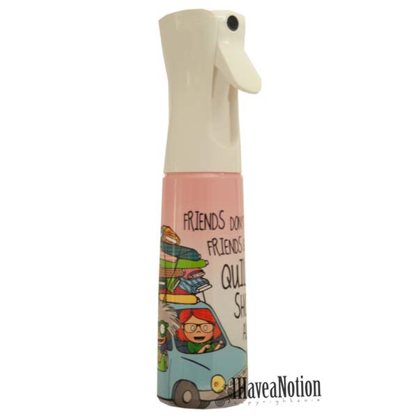 Misting Spray Bottle featuring the Quilt Shops cartoon