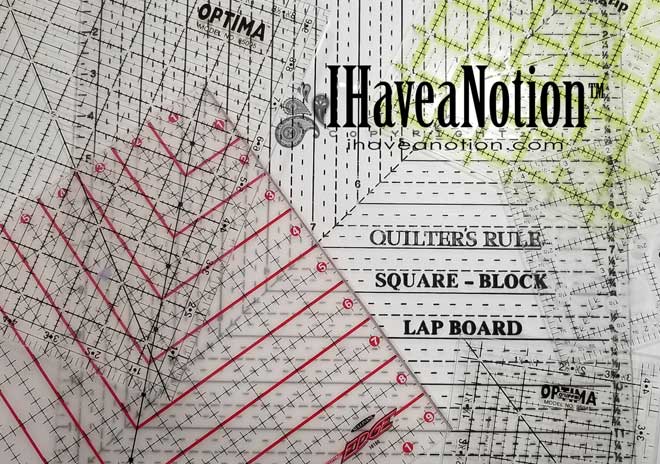 selection of square rulers