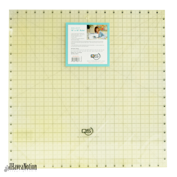 Quilters Select 18 inch square ruler