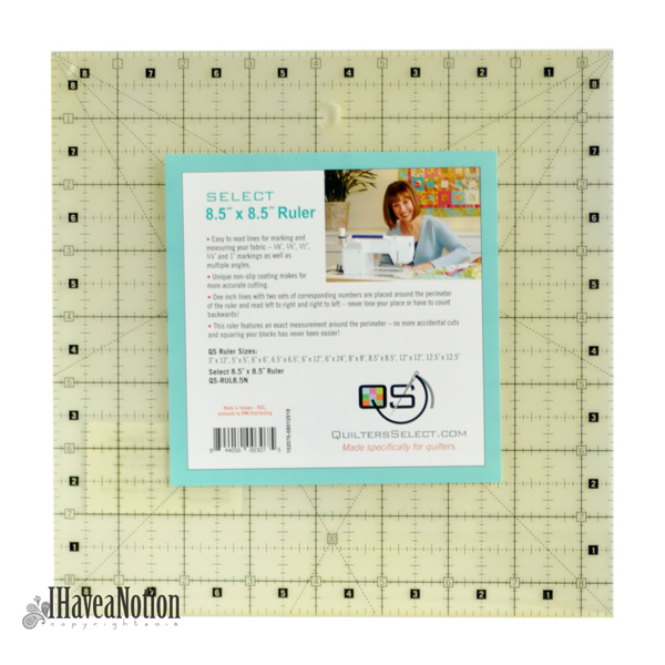 Quilters Select 8 1/2" square ruler