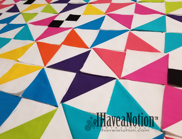 Half Square Triangles Quilt