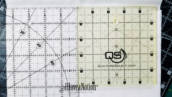 Comparison of ruler lines