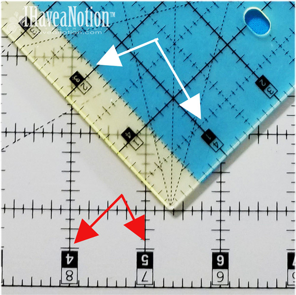 The Quilters Select Stacked numbers