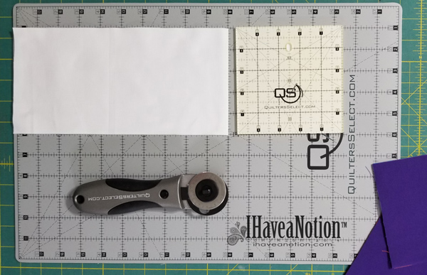 Quilters Select Products,Ruler for Sub-Cutting WOF, Rotary Cutter and Cutting Mat