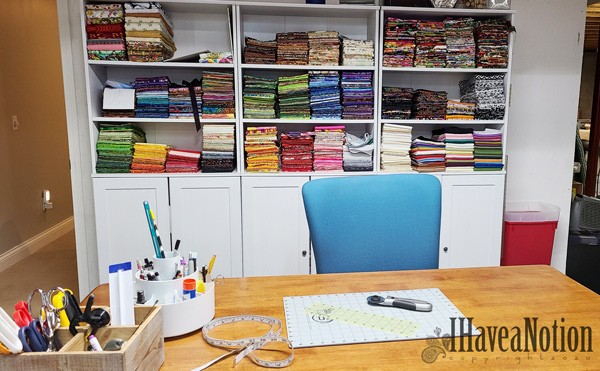 Fabric storage and table top organizer