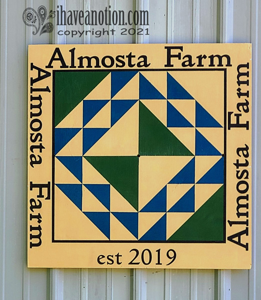 We have a barn quilt
