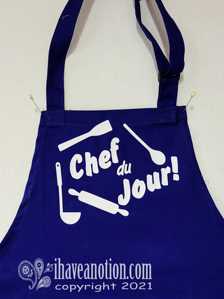 Cricut enhanced apron