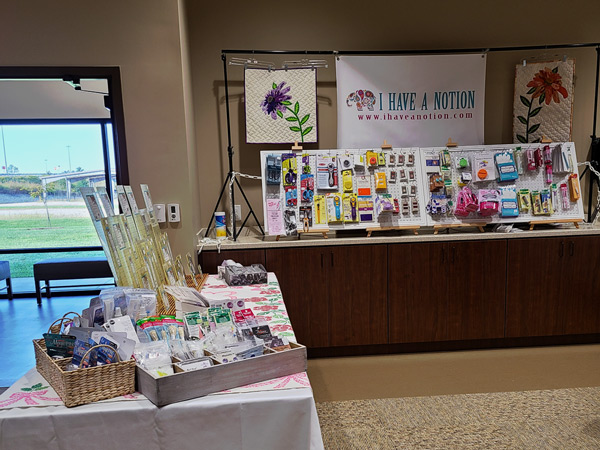 booth fall view left side